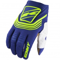 Мотоперчатки Kenny Racing Titanium Blue/Yellow