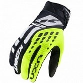 Мотоперчатки Kenny Racing Track Black/White/Yellow