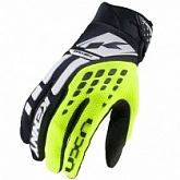 Мотоперчатки Kenny Racing Track Black/White/Yellow