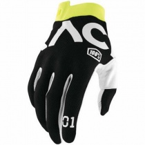 Мотоперчатки 100% Ride Racr ITrack Black/White/Yellow