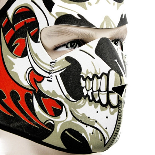 Маска SP-Sport Tribal Skull MS-4344-4 Black/White/Red