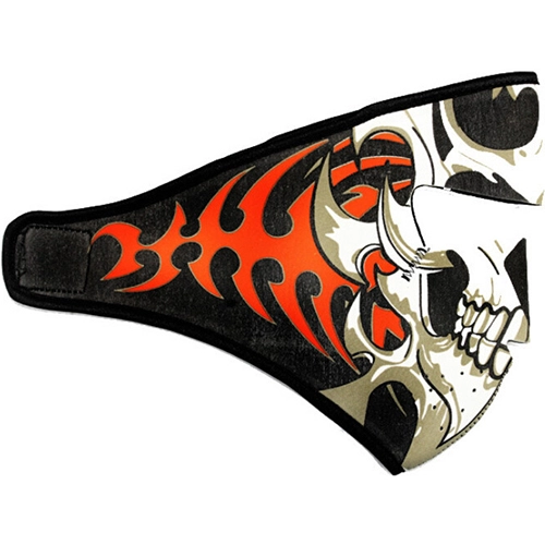 Маска SP-Sport Tribal Skull MS-4344-4 Black/White/Red