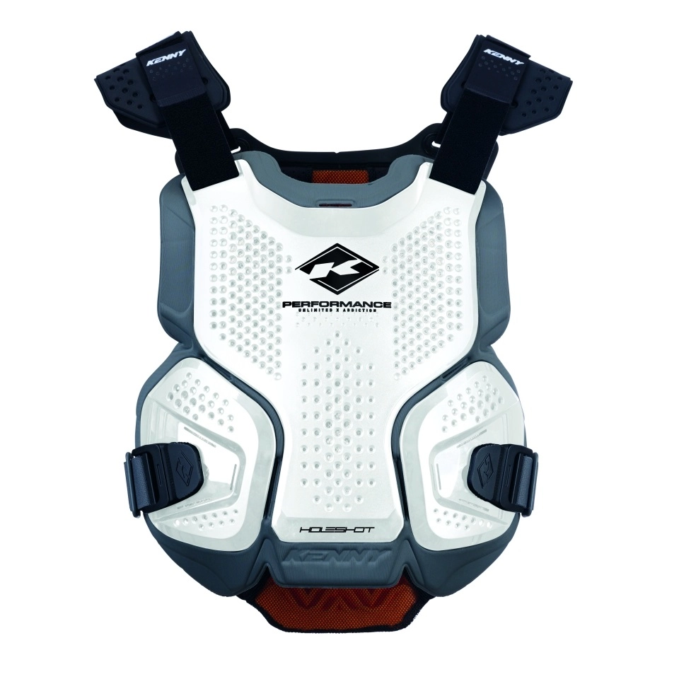 Моточерепаха Kenny Racing Holeshot D3O White/Grey