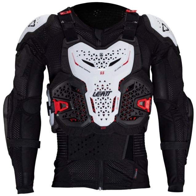 Моточерепаха Leatt 5.5 Evo Body Protector White