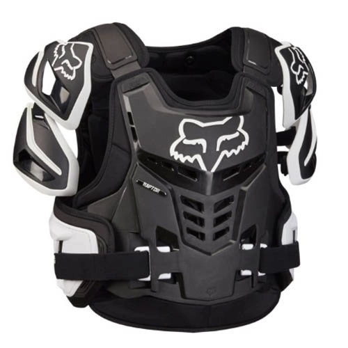 Моточерепаха FOX Raptor Vest Black/White