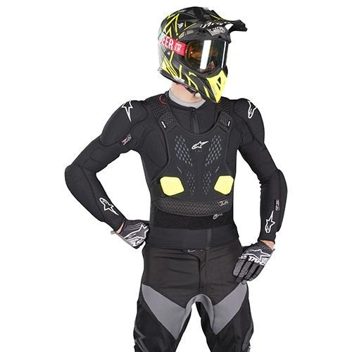 Моточерепаха Alpinestars Bionic PRO V2 Black/Fluo Yellow