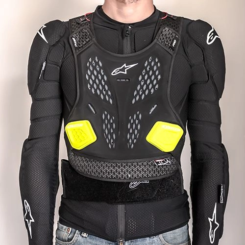 Моточерепаха Alpinestars Bionic PRO V2 Black/Fluo Yellow
