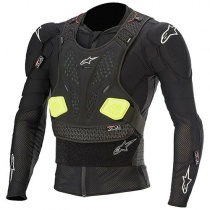 Моточерепаха Alpinestars Bionic PRO V2 Black/Fluo Yellow