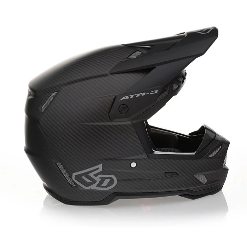 Шлем 6D ATR-3 Solid Black Matt