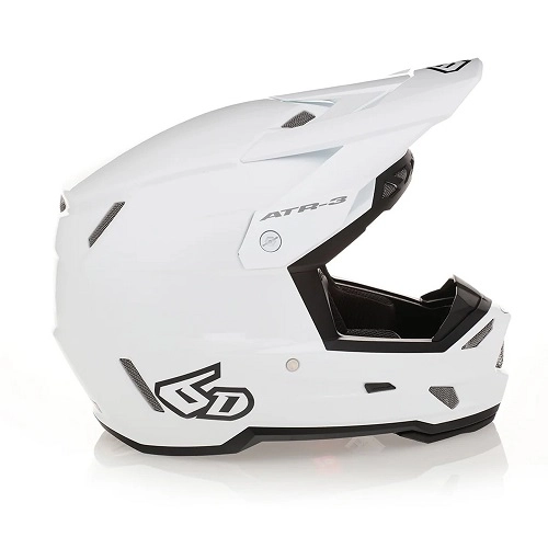 Шолом 6D ATR-3 Solid White/Black