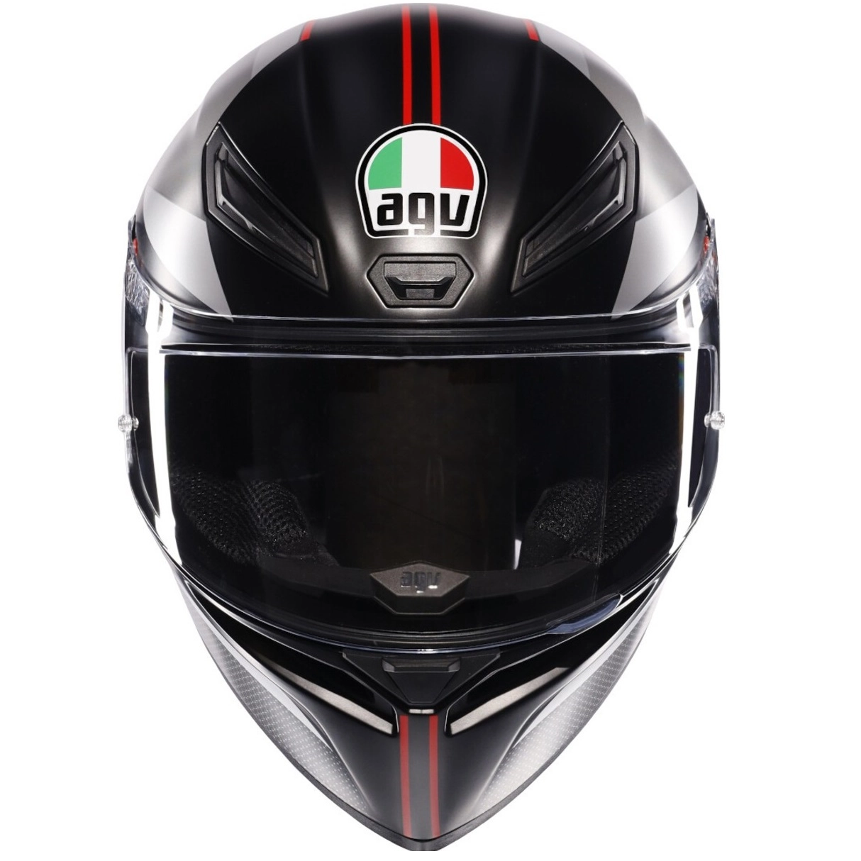 Шолом AGV K1 S Lap Black/Grey/Red