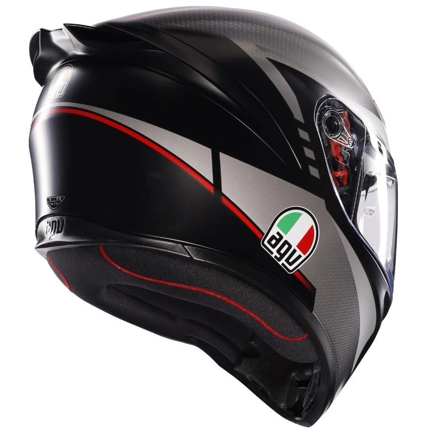 Шолом AGV K1 S Lap Black/Grey/Red