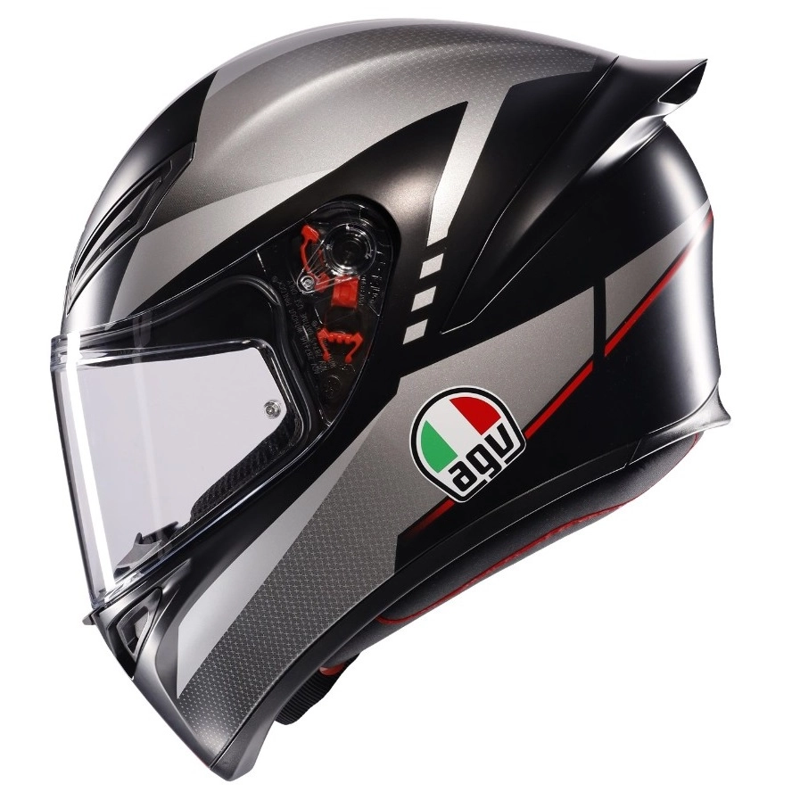 Шолом AGV K1 S Lap Black/Grey/Red