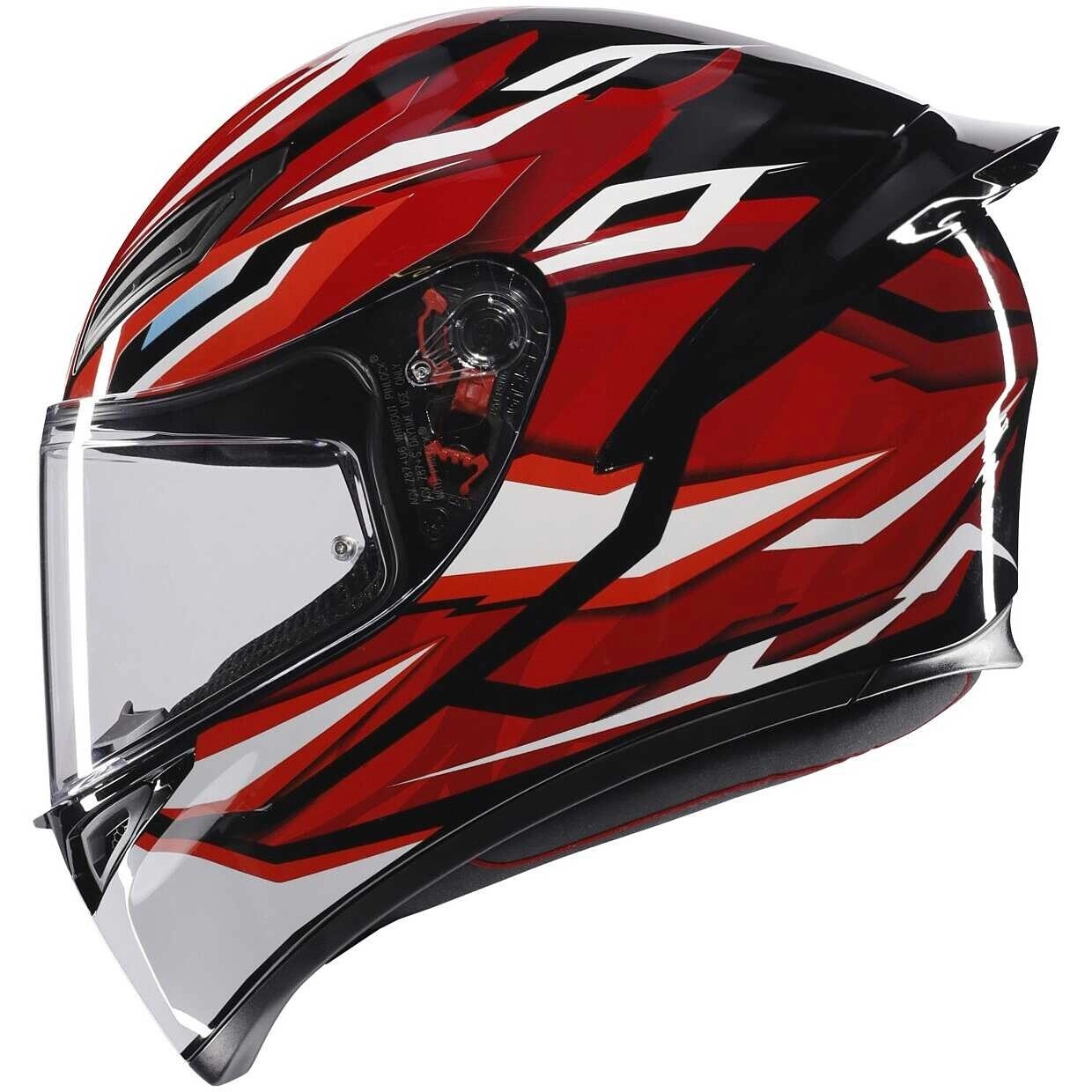 Шолом AGV K1 S Lion Black/Red/White