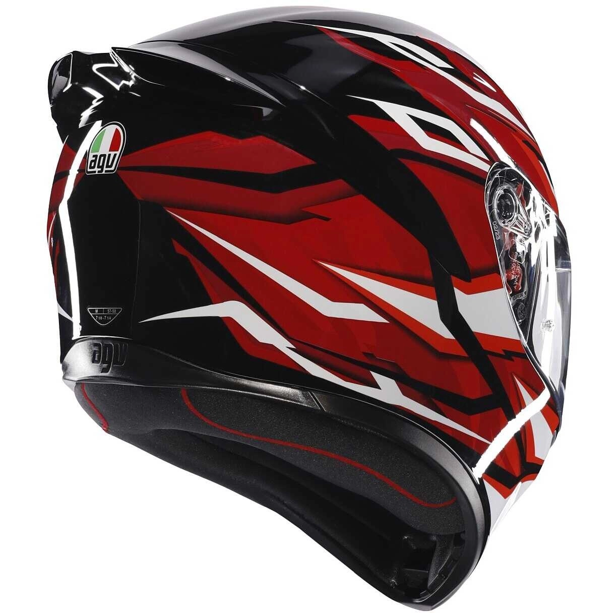 Шолом AGV K1 S Lion Black/Red/White
