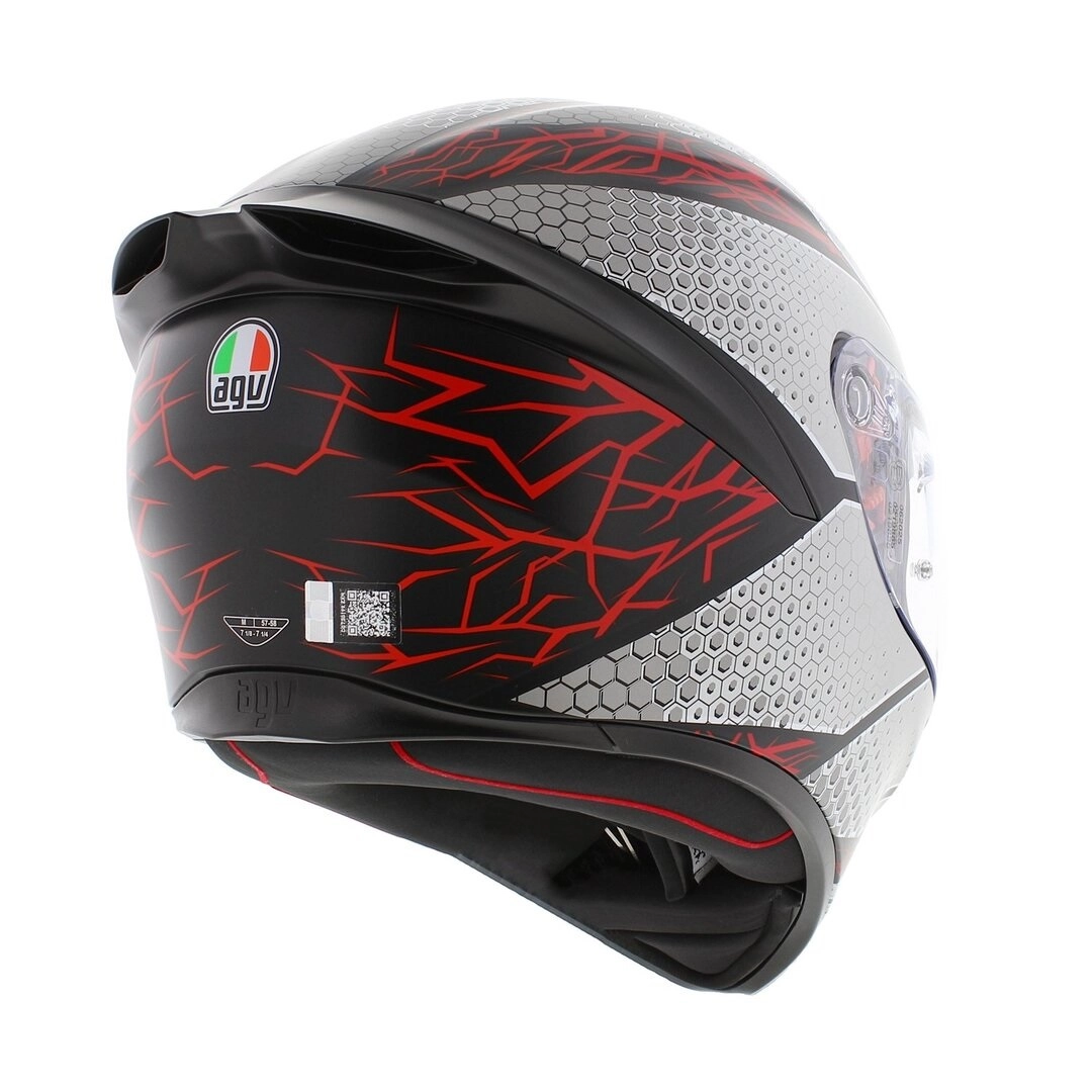 Шолом AGV K1 S Speedarmor Black/Grey/Red