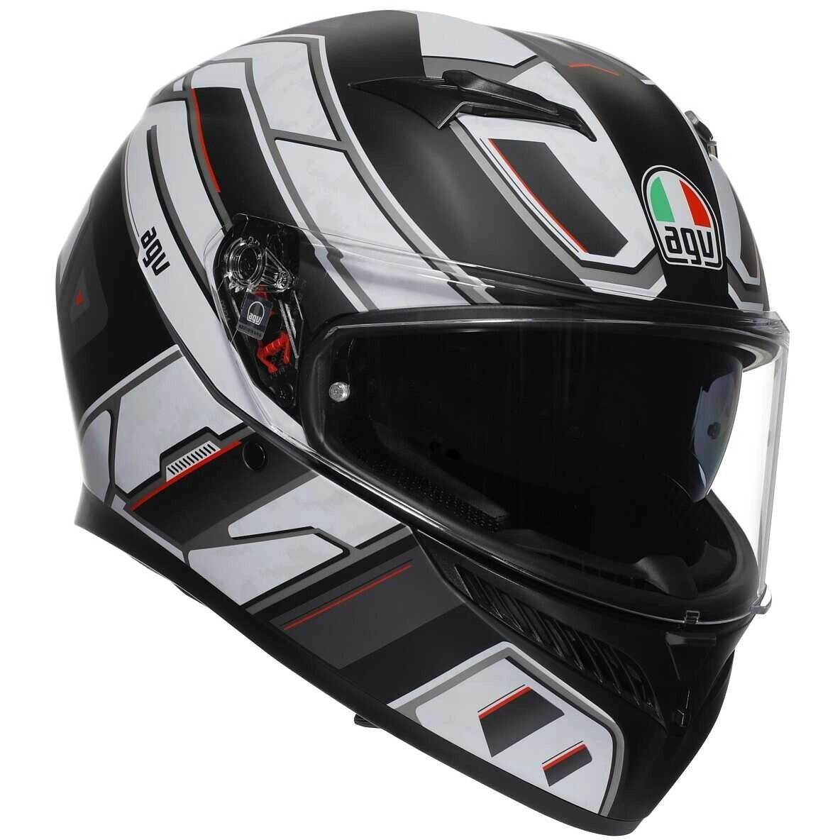 Шолом AGV K3 Rivia Matt Black/White