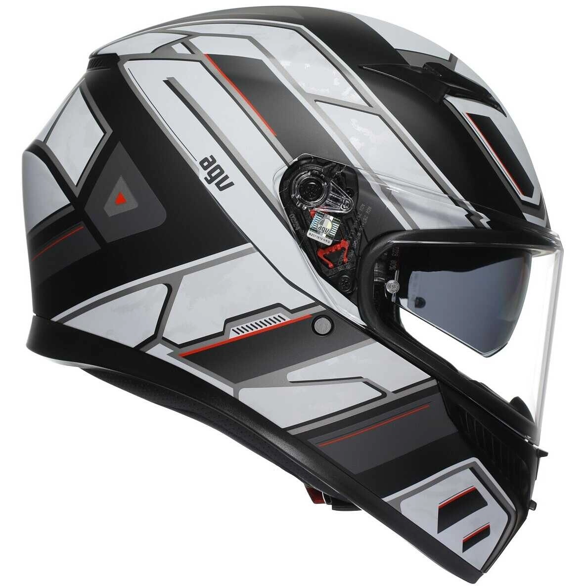 Шолом AGV K3 Rivia Matt Black/White