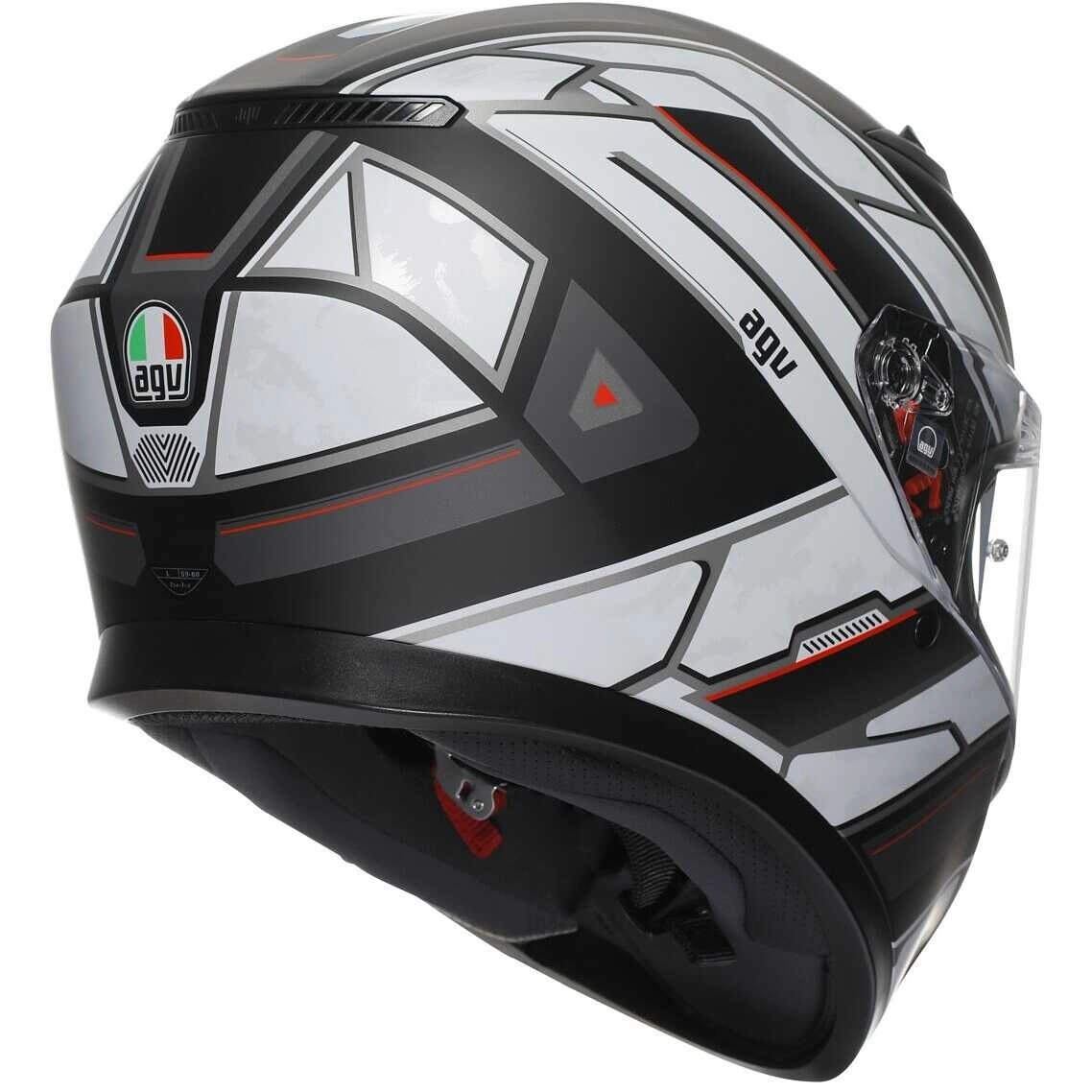 Шолом AGV K3 Rivia Matt Black/White