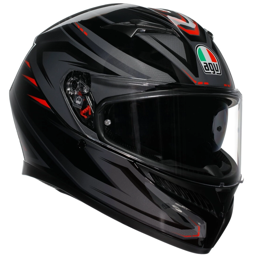 Шолом AGV K3 Syth Black/Red