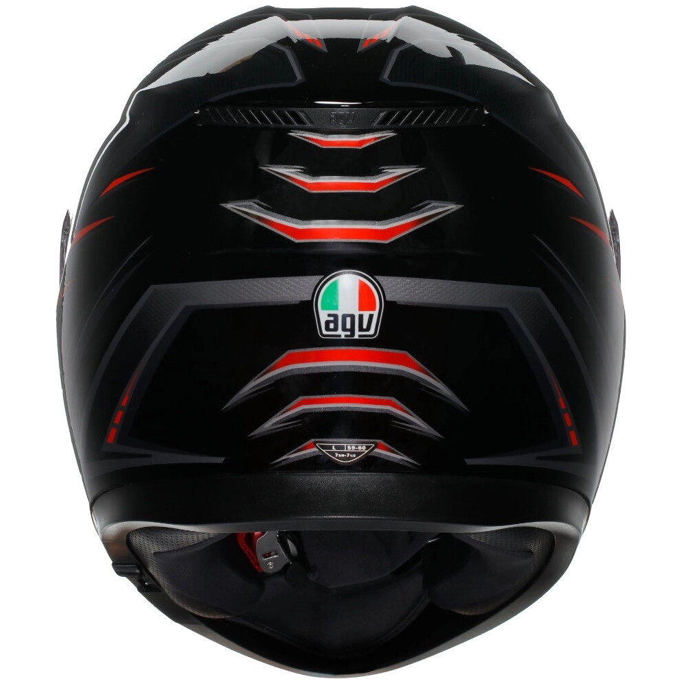 Шолом AGV K3 Syth Black/Red