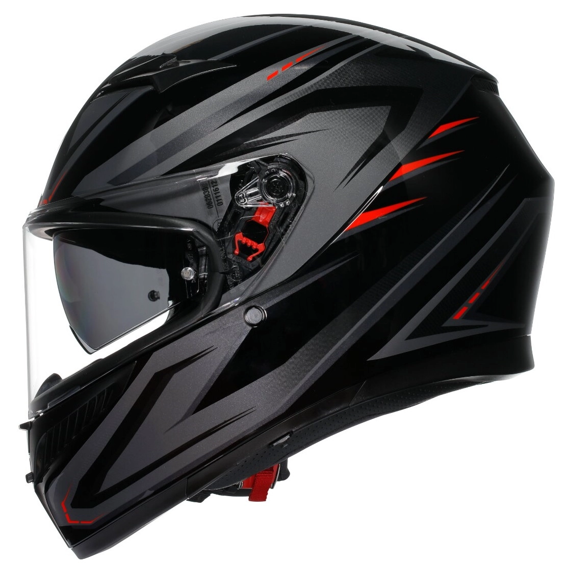 Шолом AGV K3 Syth Black/Red