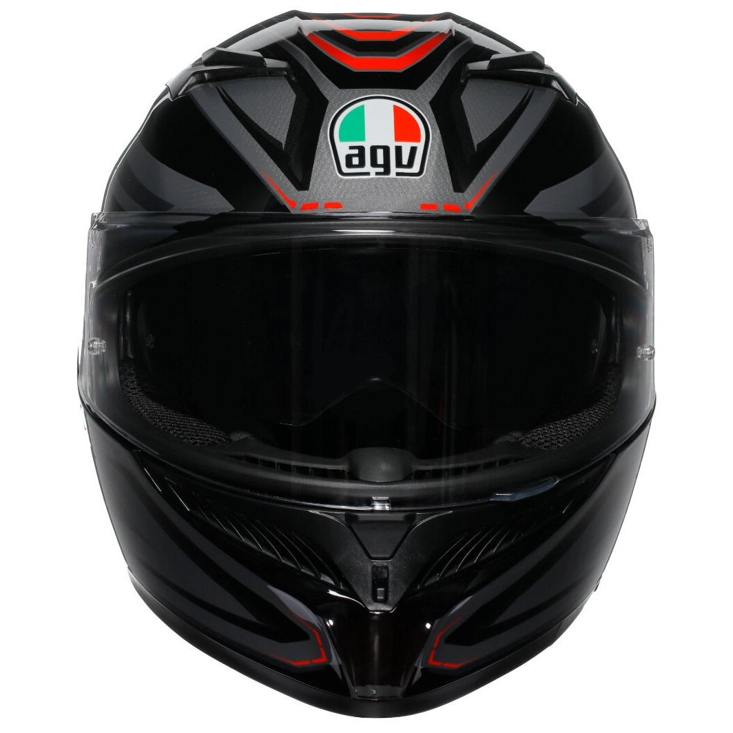 Шолом AGV K3 Syth Black/Red