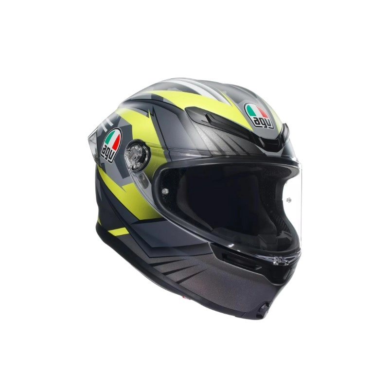 Шолом  AGV K6 S Excite Grey/Yellow