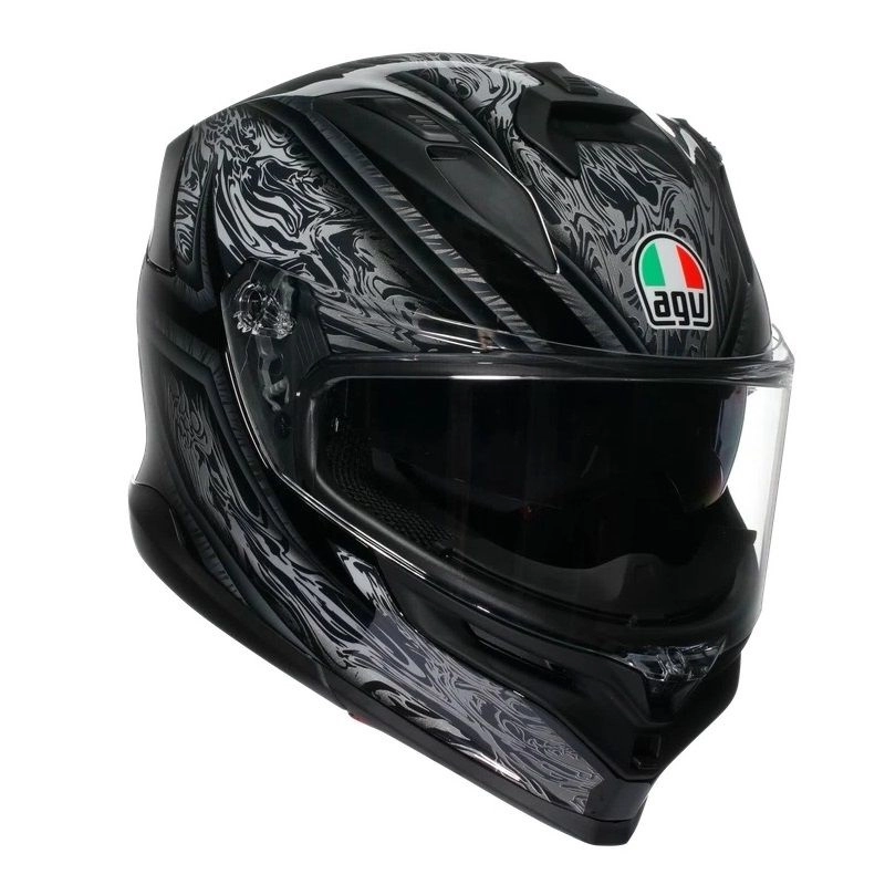 Шолом AGV K7 Damascus Black/Silver