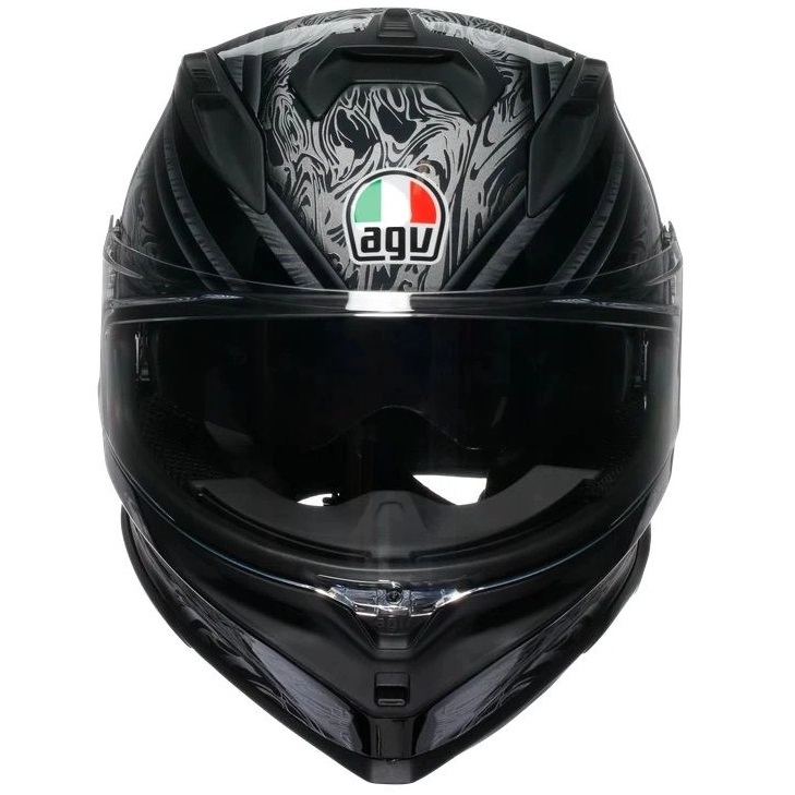 Шолом AGV K7 Damascus Black/Silver