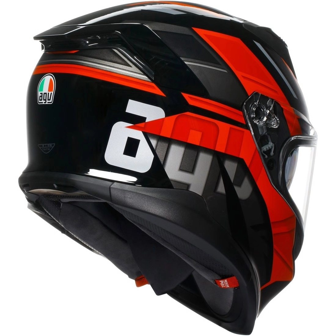 Шолом AGV K7 Taurax Black/Red
