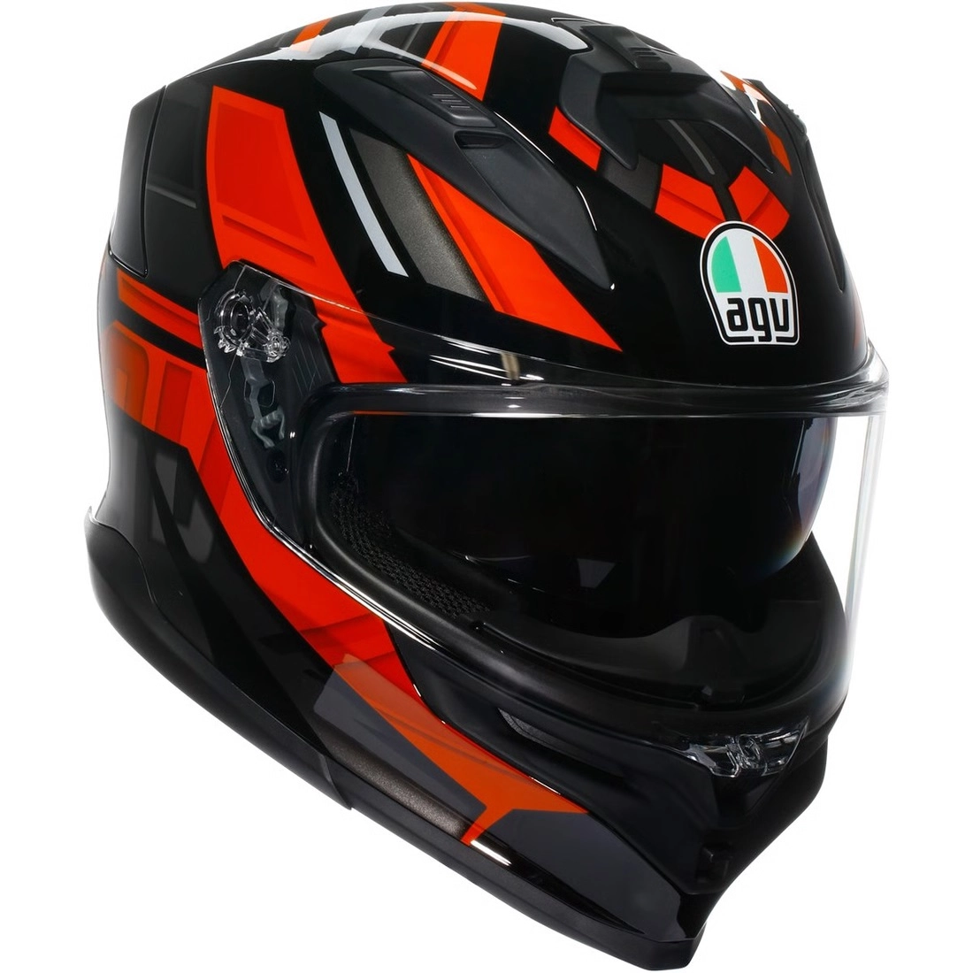 Шолом AGV K7 Taurax Black/Red