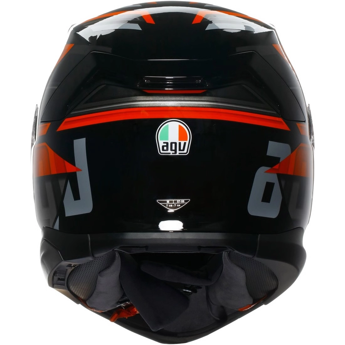 Шолом AGV K7 Taurax Black/Red
