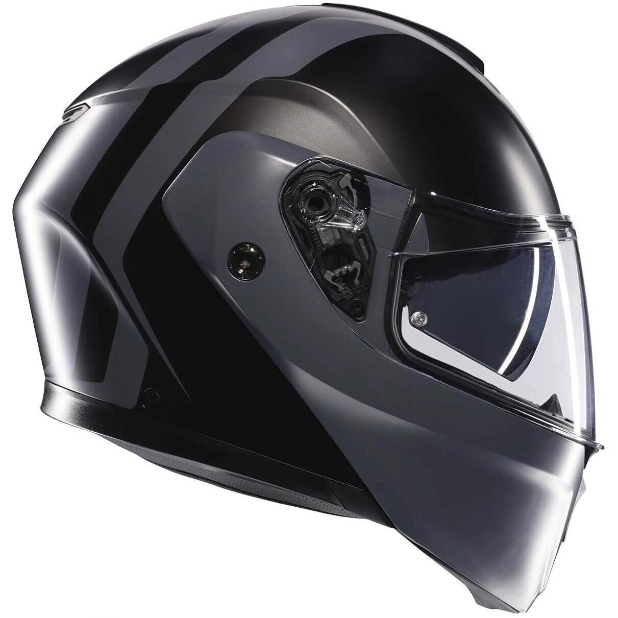 Шолом AGV Streetmodular Resia Black/Grey