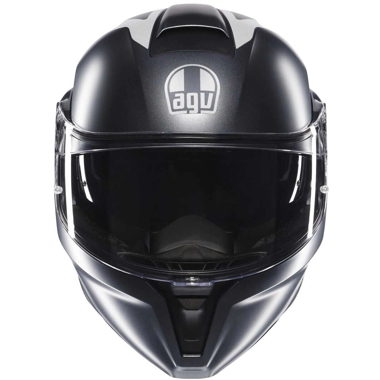 Шолом AGV Streetmodular Resia Grey/Silver/Red