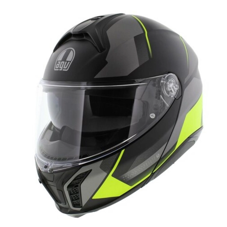 Шлем AGV Tourmodular Perception Black/Yellow