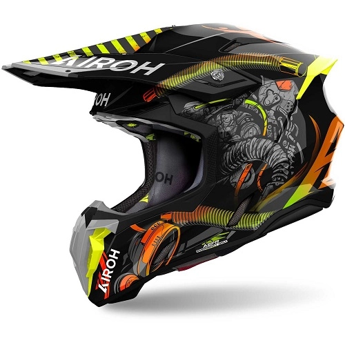 Шолом Airoh Twist 3 Toxic Black/Orange/Yellow