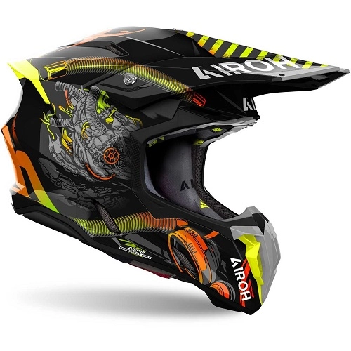 Шолом Airoh Twist 3 Toxic Black/Orange/Yellow
