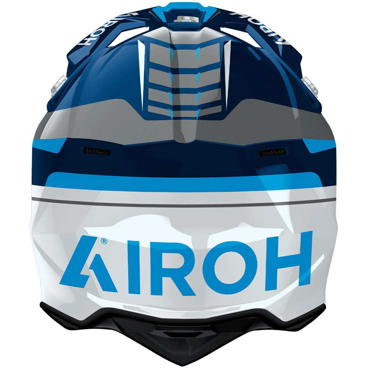 Шлем Airoh Wraaap Conquer Blue/White