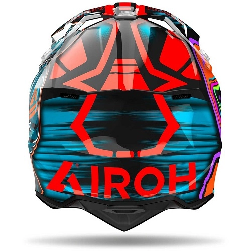 Шолом Airoh Wraaap Cyber Orange