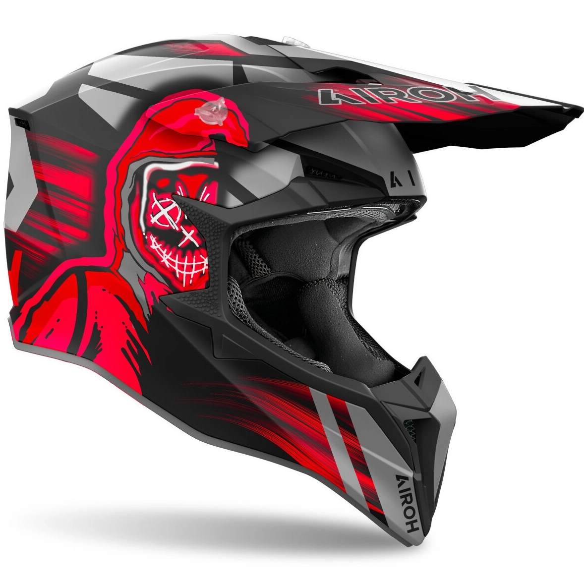 Шолом Airoh Wraaap Cyber Red Matt