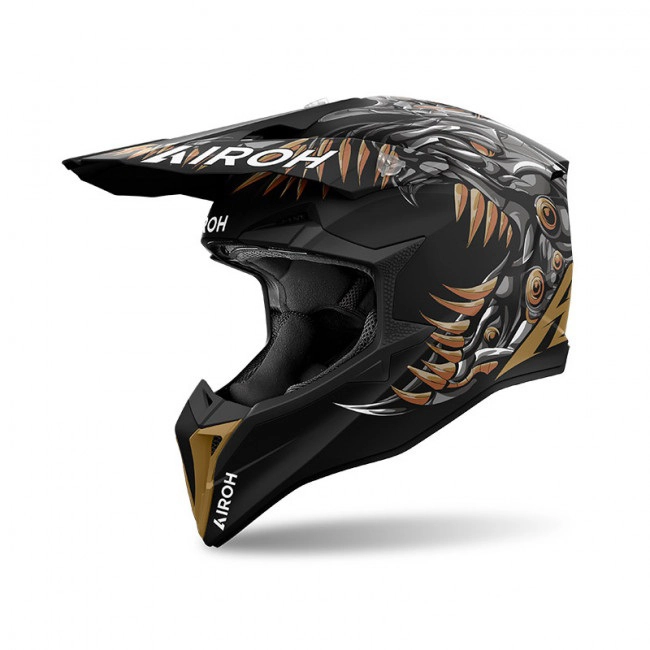 Шолом Airoh Wraaap Cyborg Black/Brown