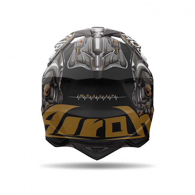 Шолом Airoh Wraaap Cyborg Black/Brown