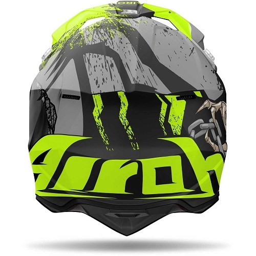 Шолом Airoh Wraaap Darkness Black/Green