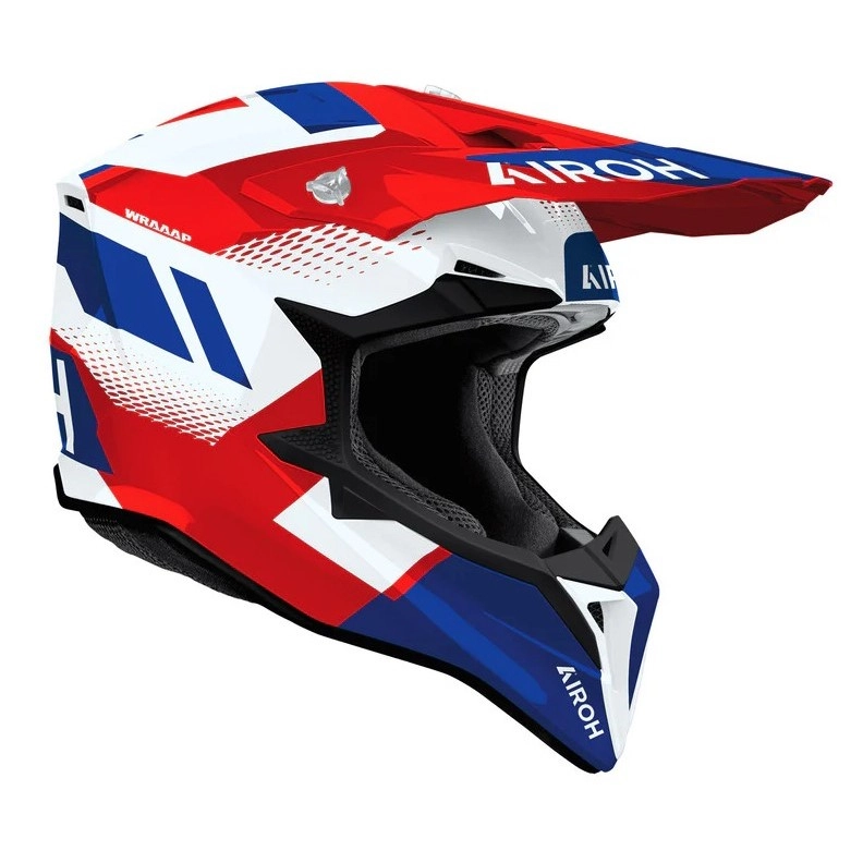 Шолом Airoh Wraaap Vision Red/Blue/White