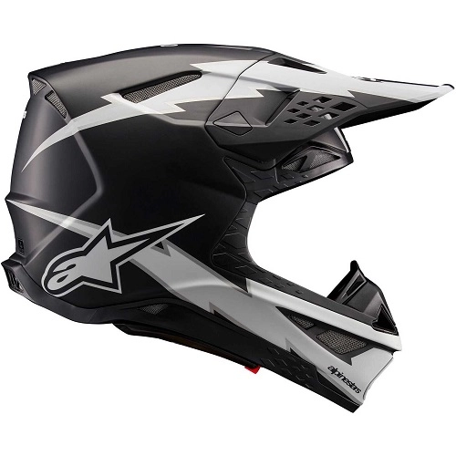 Шолом Alpinestars Supertech M10 Ampress Black/White