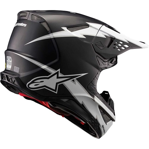 Шолом Alpinestars Supertech M10 Ampress Black/White