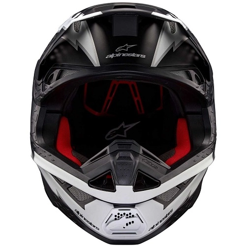 Шолом Alpinestars Supertech M10 Ampress Black/White