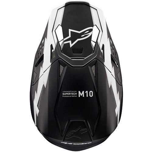 Шолом Alpinestars Supertech M10 Ampress Black/White