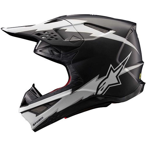 Шолом Alpinestars Supertech M10 Ampress Black/White